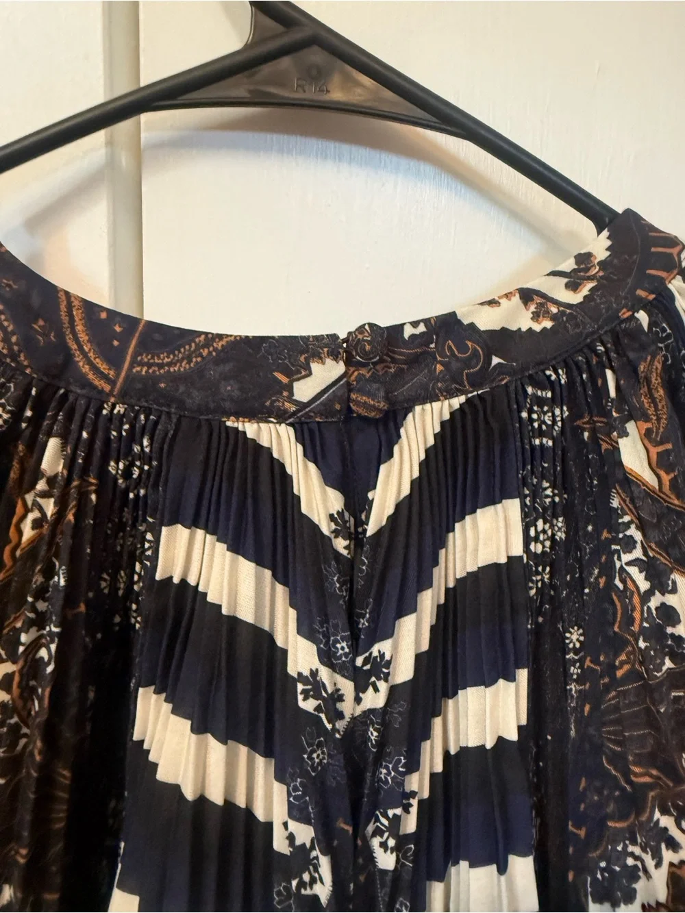 Ulla Johnson pleated patterned
